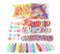 Srliya Joli Coffret Cadeau avec Corde à Cheveux et épingles pour Enfants, Ensemble de Combinaisons de Couvre-chefs de Plusieurs Styles