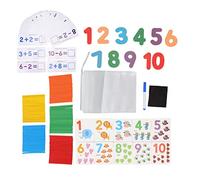 Srliya Jouet de Calcul de Bâton de Comptage, Jouet de Jeu de Mathématiques éducatif en Carton épais pour la Reconnaissance des Couleurs, Peinture à l'eau, Jeu de Mathématiques de Tiges