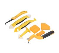 Srliya Kit de Calfeutrage 8 Pièces, Outils pour Joints en Silicone, Dissolvant de Calfeutrage, Grattoir Lisseur, Buse pour Carrelage de Salle de Bain et Cuisine