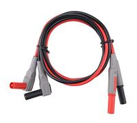 Srliya Kit de Fils de Test de Fiche Banane en Cuivre avec Clips, Câble de Test, Fil, Embouts de Sonde Remplaçables, Câble de 1 M pour Multimètre Numérique électronique