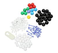 Srliya Kit de Modèle Moléculaire, Outils Pédagogiques Colorés | Plastique respectueux de l\'environnement, couleurs vives, pour laboratoires de chimie et enseignement
