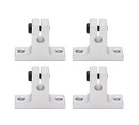 Srliya Kit de Support de Guide de Serrage Linéaire en Alliage D'aluminium, 4 Pièces pour Machine à Graver à Faible Friction