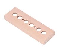 Srliya Kit D'horloge à Tube Lumineux, 4 Lampes, Boîtier en Bois de Hêtre, Kit de Remplacement D'horloge à Tube IN14