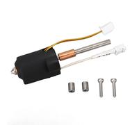Srliya Kit Hotend pour Imprimante 3D à Haut Débit, Buse à échange Rapide, Assemblage Hotend en Céramique à Haut Débit avec Extrudeuse Intégrée Entièrement en Métal 60 W 0,4 Mm pou