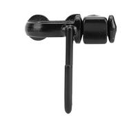 Srliya L Track Double Stud 6pcs L Crochet de Piste Double éteinte Ajustement en Carbone en Acier en Carbone pour Lit Camion Remorque de Cargaison Contrôle RV RV ATV