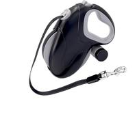 Srliya Laisse Rétractable pour Chien, Anti-enroulement à 360 °, Système de Freinage à Ressort en Acier Inoxydable, Laisse de Marche pour Animaux de Compagnie, pour L'entraînement (Fil réfléchissant