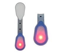 Srliya Lampe de Poche LED à Clip en Silicone, Veilleuse pour Sac à Dos, Lampe de Travail de Poche, Voyant D'avertissement de sécurité pour les Sports de Course de Nuit en Plein Air (1)