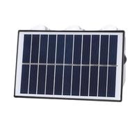 Srliya Lampe Solaire de Clôture, 6 LED, Lumière Chaude, Capteur de Lumière intégré, étanche IP65, pour Terrasse, Porche, Jardin, Clôture, Décoration avec une Plus Grande Zone