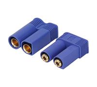 Srliya Lot de 10 Paires de Connecteurs EC5 Plaqués or, Anti-retour, en Laiton, Accessoires pour Modèles RC, pour Drone
