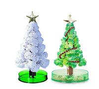 Srliya Lot de 2 Kits de Culture de Cristaux, Arbre de Noël Magique pour