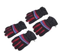 Srliya Lot de 2 Paires de Gants de Cyclisme d'hiver Réglables et Chauds pour L'extérieur, Coupe-Vent, pour Poussette de bébé, pour l'hiver