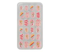 Srliya Lot de 24 Faux Ongles Courts à Pression pour Enfants, Couverture