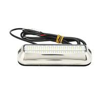Srliya Lumières LED Marines 42 LED, Lumière Sous-marine pour Bateau, | Boîtier en Acier Inoxydable, Faisceau Large de 1 500 Lm à 120 °, étanche à 20 M de Profondeur, pour Tableau Arrière de