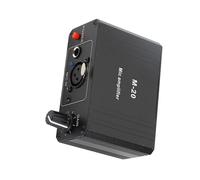 Srliya Microphone Préampe High Gain 48 V Phantom Power XLR OUTPORT Mic Préamplificateur pour les Microphones Dynamiques et Condenseur Booster