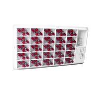 Srliya Mini Interrupteur à Bouton-poussoir momentané en Laiton de 6 Mm pour les Projets électriques à Réinitialisation Automatique à 3 Broches sans NC pour les Amateurs de Bricolage (Roux)