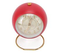 Srliya Mini Réveil Rétro Silencieux avec Veilleuse Ambiante, Cloche de Réveil pour Chambre à Coucher, Horloge de Bureau pour la Maison