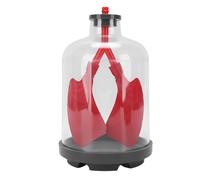Srliya Modèle de Démonstration de Respiration Pulmonaire Simulateur de Mouvement à Diaphragme en ABS et en Caoutchouc Cavité Thoracique Transparente 185 X 110 Mm pour l'enseignement et