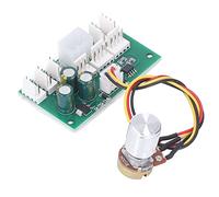 Srliya Module de Contrôle de Vitesse Répartiteur 8 Voies pour Châssis PC, Ventilateur de Refroidissement PWM, Adaptateur 4 Broches 12 V
