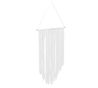Srliya Organisateur de Nœuds de Cheveux Bohème avec Longue Frange, Tissu en Bois Durable pour Filles, Accessoires de Cheveux pour Décoration de Chambre et de Salon