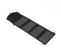 Srliya Panneau Solaire Pliable 7W, Haute efficacité de Conversion, pour Camping, Pêche, Léger, Large Application
