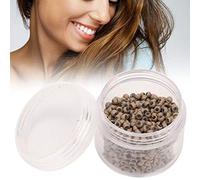 Srliya Perles D'extension de Cheveux de qualité, 1000 Anneaux à Maillons 3 X 2 X 2 Mm, Fiables et Robustes pour Diverses Qualités de Cheveux, Marron Clair pour Toutes les Personnes (marron clair