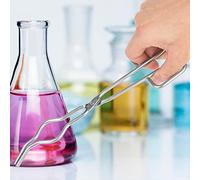 Srliya Pince à Creuset Robuste en Acier Inoxydable pour une Manipulation Sûre, 200 Mm pour les Expériences en Laboratoire (250mm)