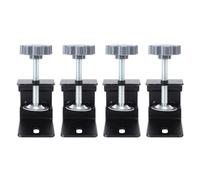 Srliya Pince D'installation Réglable pour Panneau de Tiroir en Acier Inoxydable pour Fixation Rapide sur la Façade de L'armoire, Facile à Utiliser pour le Travail du Bois, 4 Pièces pour établi