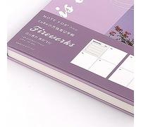 Srliya Planificateur d'objectifs avec 168 Pages pour Plus de clarté (Vol | Papier de qualité supérieure, Beau thème, Largement utilisé, Stimule la motivation