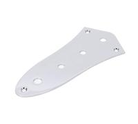 Srliya Plaque de Commande Jazz Bass, Remplacement en Acier à 4 Trous | Matériau en acier durable, compatible avec Fender, installation facile, parfait pour le bricolage