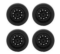Srliya Pneus de Voiture RC, Caoutchouc Durable pour WPL D12mini | Haute résistance à l\'abrasion, adhérence efficace, remplacement des pièces anciennes