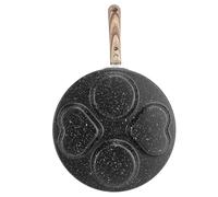 Srliya Poêle à Griller Antiadhésive Divisée pour une Cuisson en Intérieur, Chauffage Rapide et Uniforme, Poêle Polyvalente pour Petit-déjeuner pour Frire des œufs, des Hamburgers, des Crêpes -