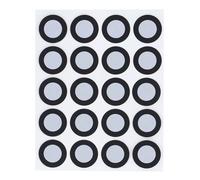 Srliya Point de Référence Autocollants de Numérisation 3D Marqueur de Numérisation 3D 12 Mm Diamètre Intérieur 19 Mm Point de Référence de Point de Suivi 3D Précis