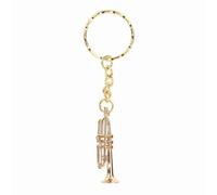 Srliya Porte-clés avec Pendentif Trompette et Instruments de Musique élégants et Tendance, Décoration