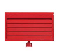 Srliya Porte-clés de Garage de Voiture, Porte-clés Murale Décorative Moderne avec Porte D'ouverture, Plaisir Interactif, adapté à L'entrée, PLA, Rouge
