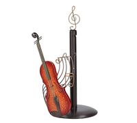 Srliya Porte-serviette en Papier, Support de Support de Distributeur de Rouleau en Forme de Violon, Grand Comptoir Stable Rond pour Cuisine, Salle à Manger, Salon, Bureau, Salle de Bain