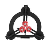 Srliya Repose-pied Stable pour Tour à Bois, 3 Rouleaux Recouverts de Caoutchouc, Conception à Double Roulement, Tours Pivotants de 8 Pouces avec Blocs Ajustant la compatibilité au