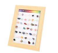 Srliya Rocks Collection Set for Kids, Interactive Geology Kit avec Boîte D'exposition Transparente, Projet STEM pour les Jeunes Passionnés de Science, Nature Stone Educational