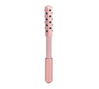 Srliya Rouleau Facial à 24 Pierres avec Rotation sur 6 Côtés en Alliage D'aluminium, Rouleau de Massage pour les Yeux, le Cou, le Menton, la Poitrine, Portable pour Raffer (Or rose)