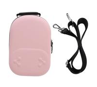 Srliya Sac de Rangement électronique, étui de Transport Rigide EVA, étui de Rangement pour Accessoires électroniques, Grand Sac de Rangement Résistant aux Chocs, Organisateur électronique (Rose)