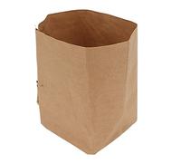 Srliya Sac de Rangement en Papier Kraft étanche, Résistant aux Déchirures, Support Pliable pour Aliments, Fruits et Légumes, pour la Maison et le Bureau, en Peau de Vache (Très grand 32,7 X 24,4 X