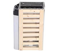 Srliya Sauna Poêle Sauna 55 × 34 × 24 3kw Type de Contrôle Interne en Acier Inoxydable Poêle Poêle Chauffage Outil de Chauffage pour Sauna 220 V