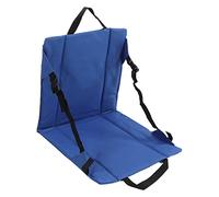 Srliya Siège de Chaise de Pêche Pliante D'extérieur, Coussin de Chaise à Bascule Portable Oxford 600D avec Coussin de Dossier, Coton perlé épais, Sangle Antidérapante, Poche pour
