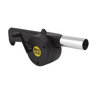 Srliya Souffleur D'air Précis Léger Résistant aux Hautes Températures Nettoyage Facile Ventilateur de Barbecue Portable Noir pour le Camping, Pique-nique, Voyage Plastique 9,8 X 3,2 X 1,8 Pouces