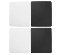 Srliya Tapis de Pédale de Pied de la Machine à Coudre, Coussin en Caoutchouc Non Glissant, Réduction du Bruit, 4pcs pour le Ménage, la Plupart des Scènes, Noir, environ. 23 X 19cm