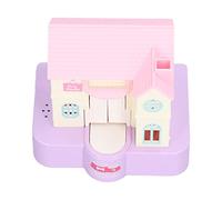 Srliya Tirelire Chien à Avaler Automatiquement avec Effets de Musique Légers pour Enfants, Chiot dans un Luxueux Jouet de Niche, (Chien porte-bonheur violet)