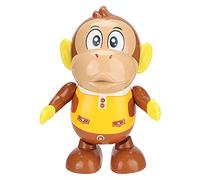 Srliya Toy Gamin électrique Danse Swinging Monkey Light Music Robot for Children Entertainment, Ored and Hands, Couleur Vive, avec 2 Chansons Intégrées, 22 X 17 X 13cm
