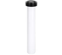 Srliya Tuyau de Chasse D'eau dissimulé Blanc, Tube de Chasse D'eau Droit et allongé pour Drain Mural, Accessoires de Toilette Longueur de 300 Mm et D'un Diamètre de 45 Mm