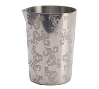 Srliya Verre à Mélange en Acier Inoxydable 304, Verre à Mélange gravé pour Bar, Garde les Boissons Chaudes et Froides, Offre une hospitalité Spéciale avec un Toucher Confortable