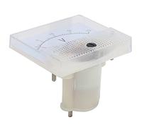 Srliya Voltmètre CC à Pointeur avec échelle à Cadran Transparent pour Mesurer la Tension de Ligne dans les Armoires de Distribution D'énergie, Matériau ABS, Taille 2,5", adapté à une Utilisation avec