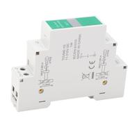 Srliya Voltmètre DC, Affichage Numérique LED, Sortie de Commutation DC 11 V-310 V Voltmètre sur Rail DIN pour Instrument électrique avec Grand écran LCD